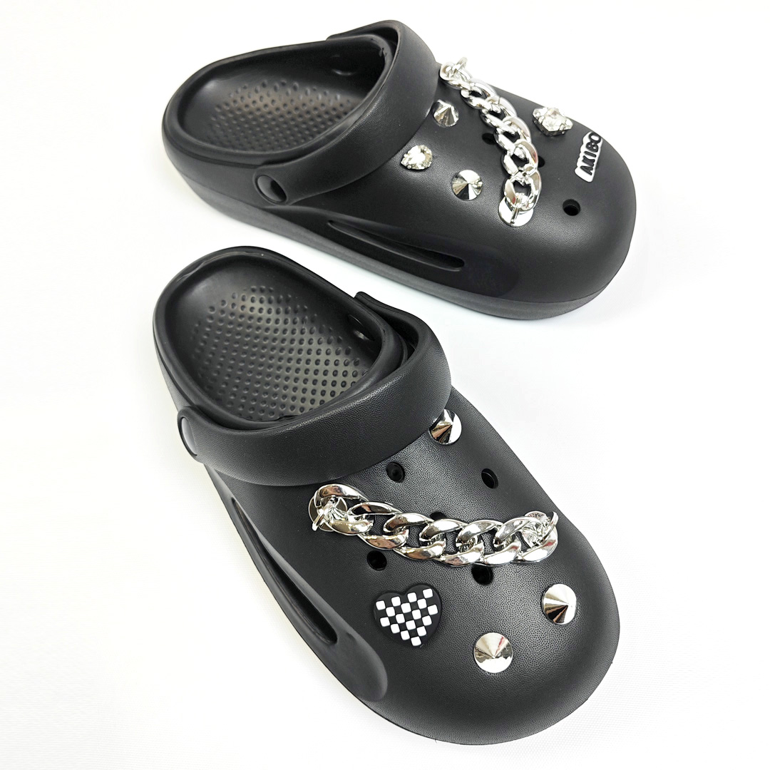 AKIBO搖滾甜心款洞洞鞋扣 (十件組) AKIBO搖滾甜心款洞洞鞋扣 (十件組)