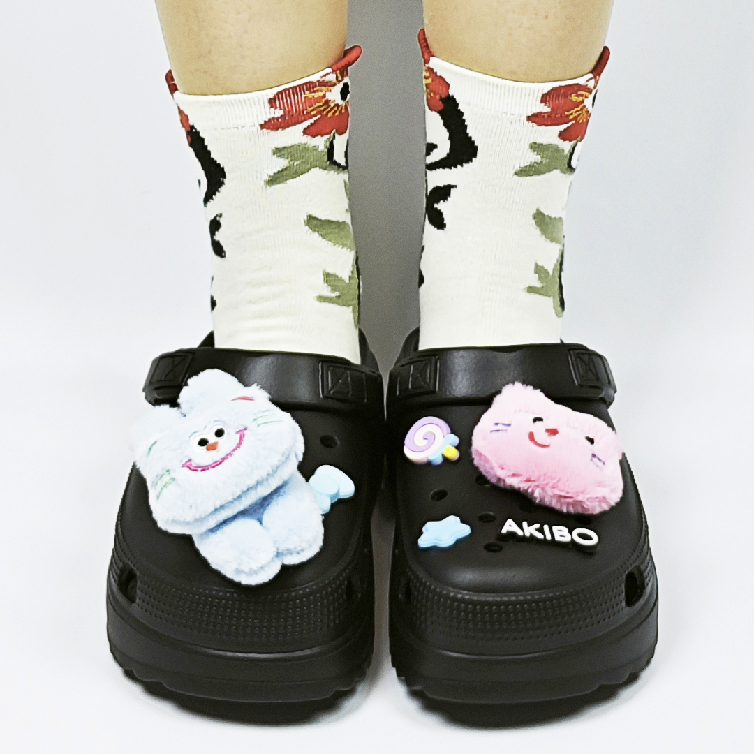 AKIBO餅乾洞洞鞋(二代)-經典黑(中性款、輕量、耐走、兩穿、防水) 