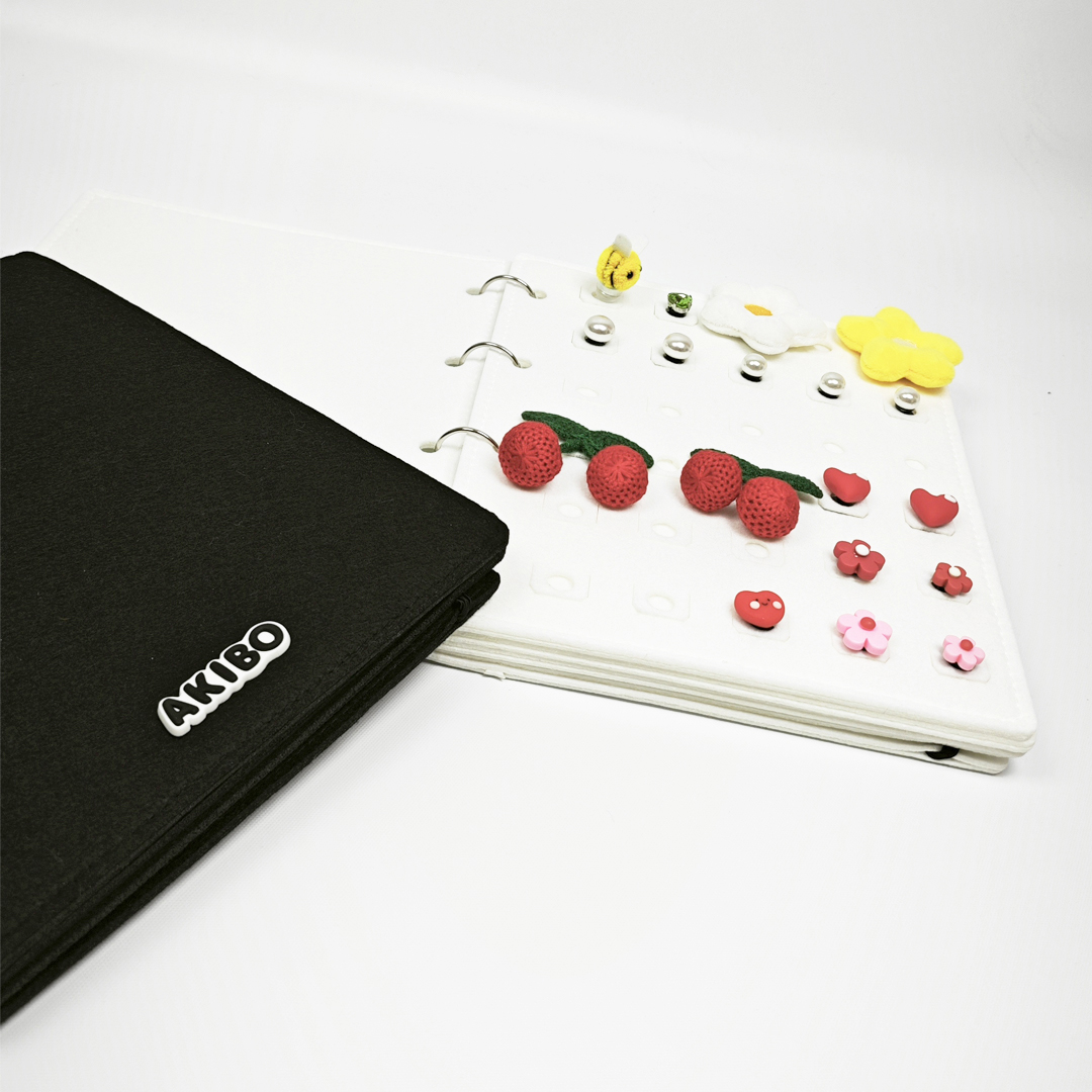 AKIBO洞洞鞋扣收納本