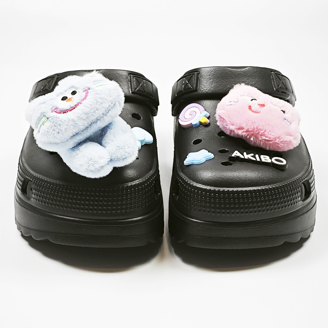 AKIBO貓咪派對款洞洞鞋扣(五件組)