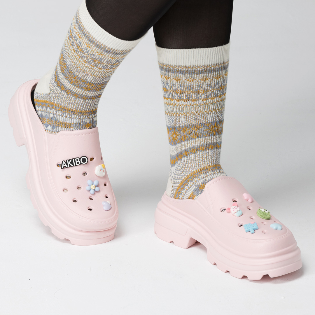 AKIBO精巧可愛款洞洞鞋扣 (八件組)