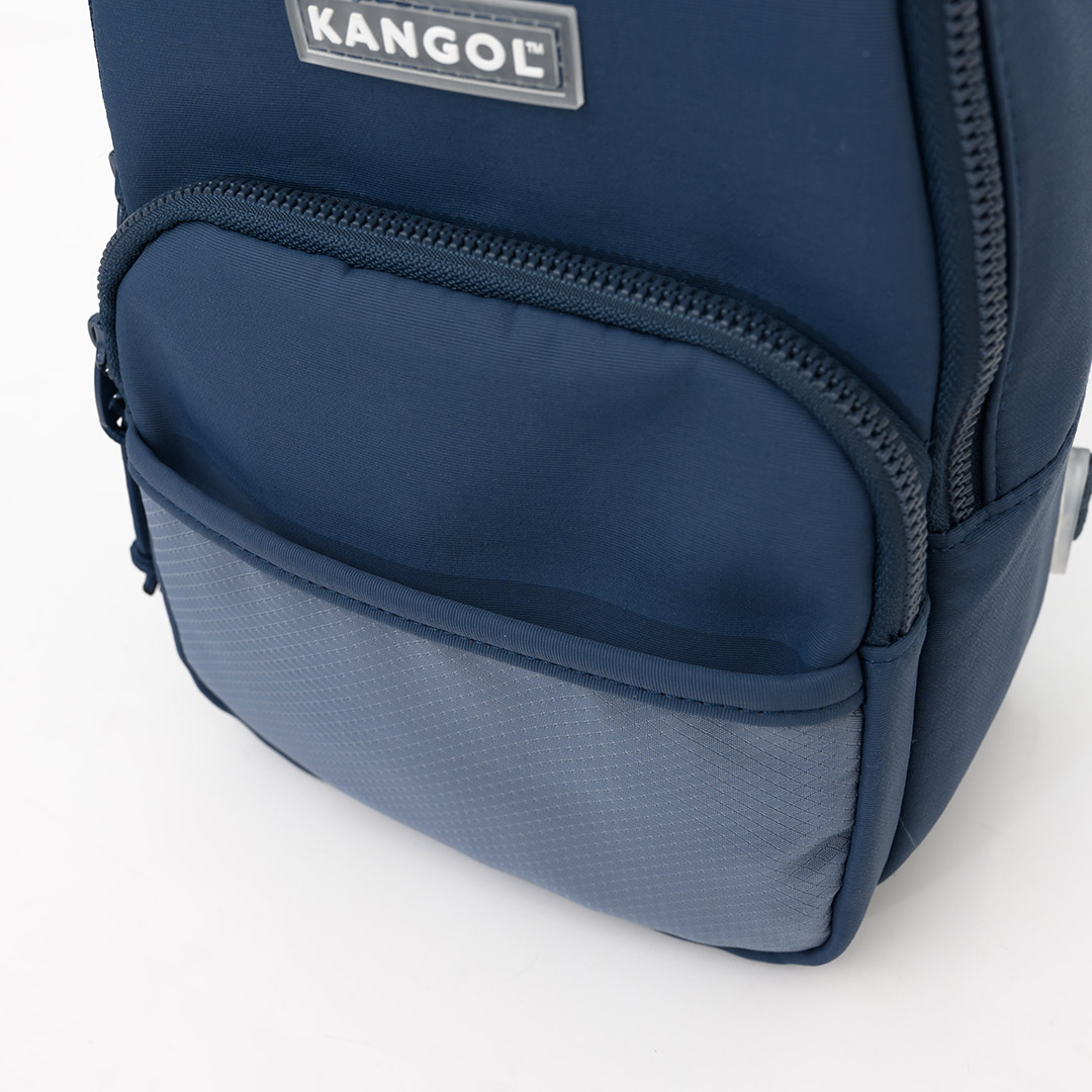 KANGOL袋鼠基本後背包-黑