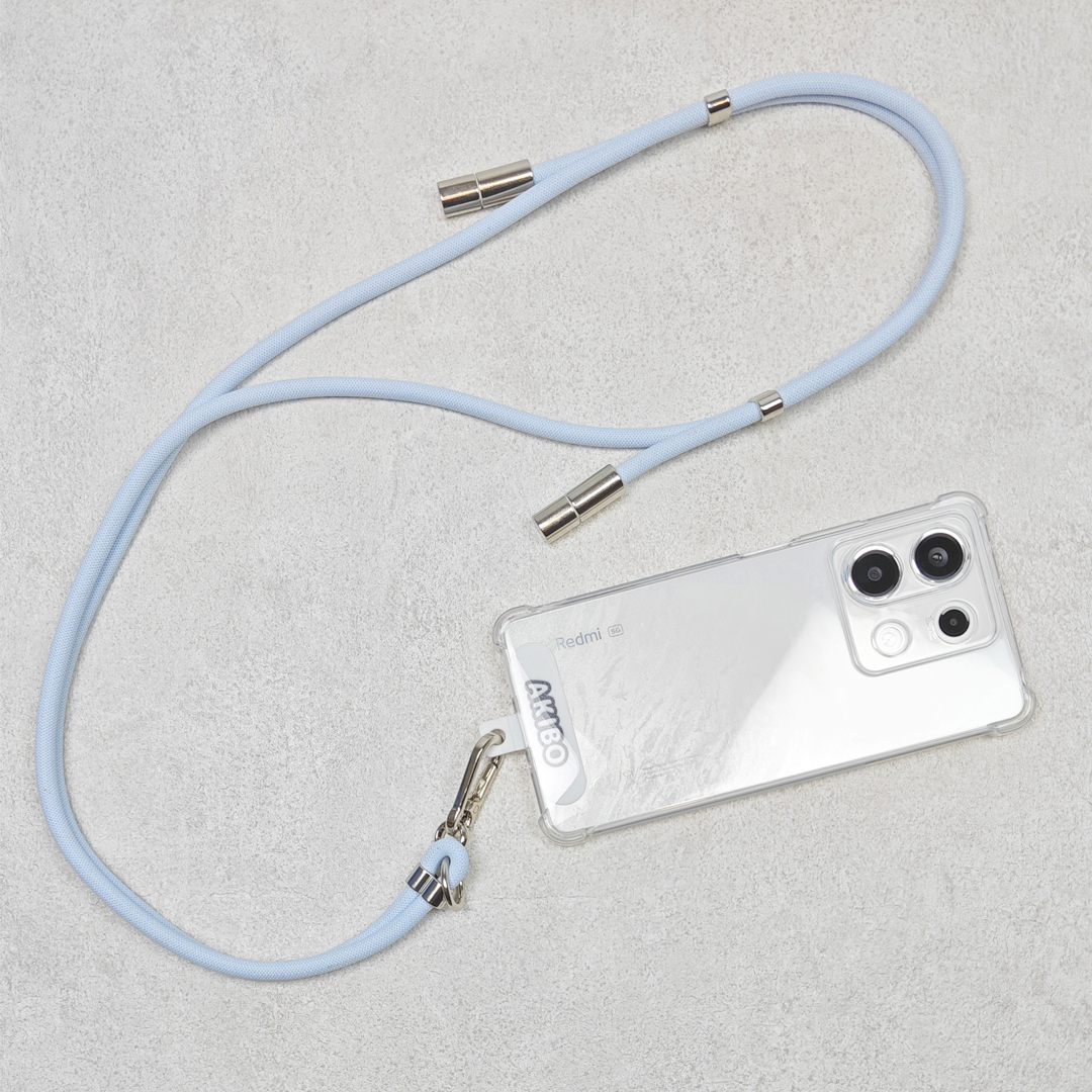 AKIBO時尚充電手機掛繩-天空藍