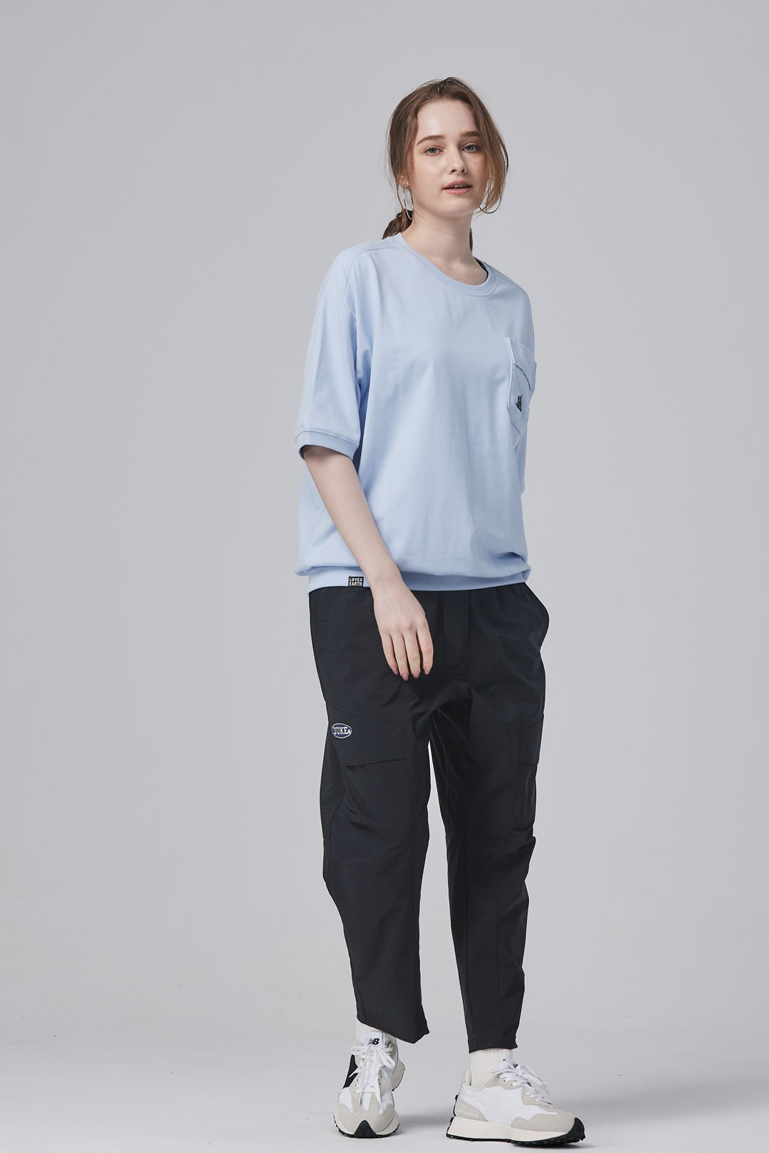 NCAA-杜克大學 Duke彈性錐形褲-黑