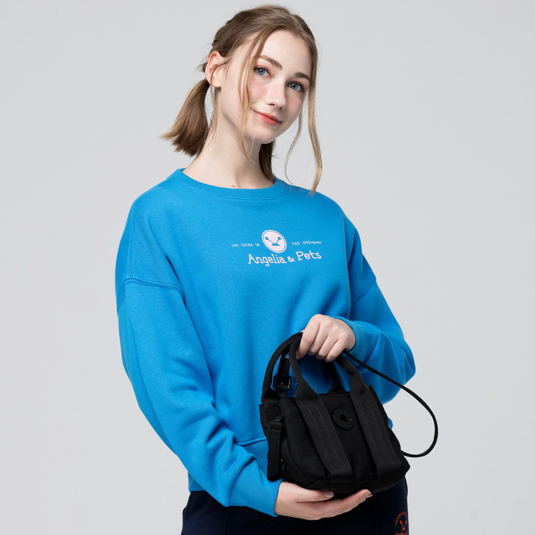 Angelia&Pets輕便側背包-黑