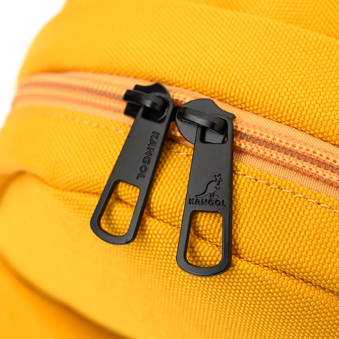KANGOL袋鼠基本後背包-黑