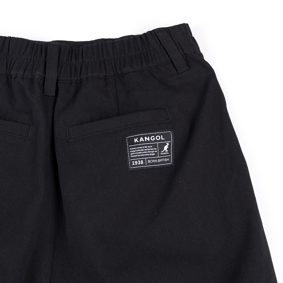 KANGOL中性休閒氣球褲-黑