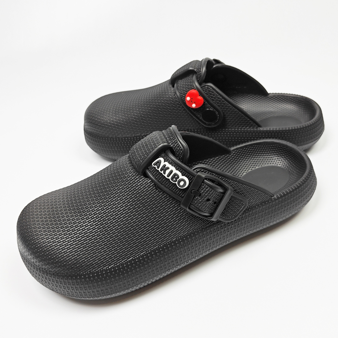 AKIBO潮流耐走勃肯鞋-經典黑(中性款、輕量、耐走、防水)