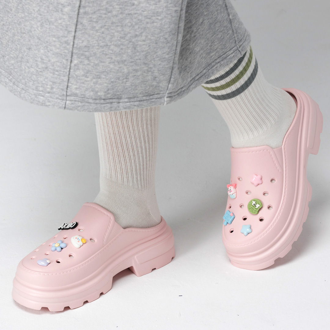 AKIBO精巧可愛款洞洞鞋扣 (八件組)