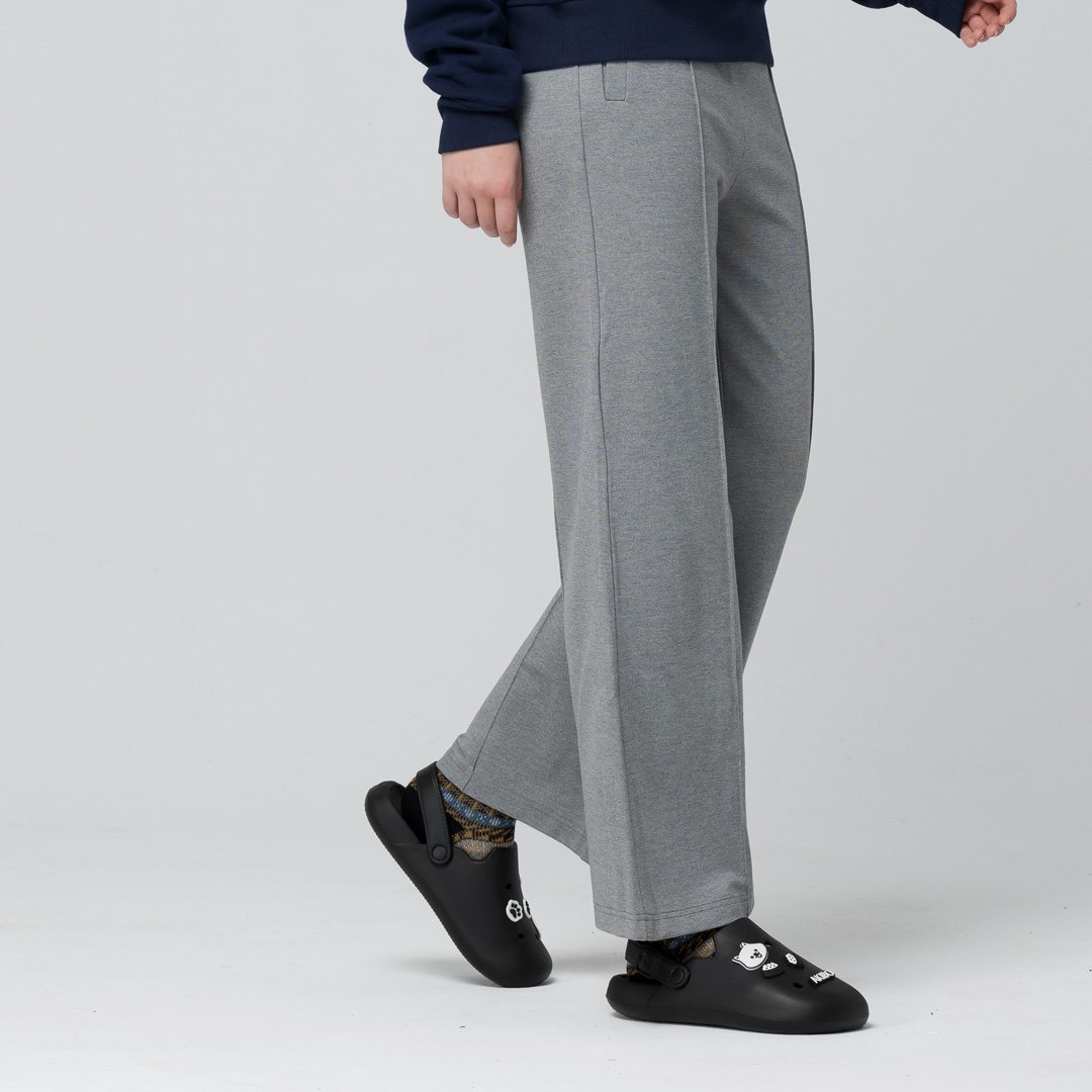 KANGOL袋鼠女款長褲-灰