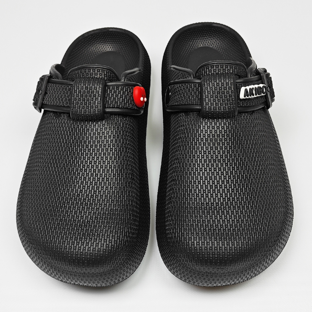 AKIBO潮流耐走勃肯鞋-經典黑(中性款、輕量、耐走、防水)