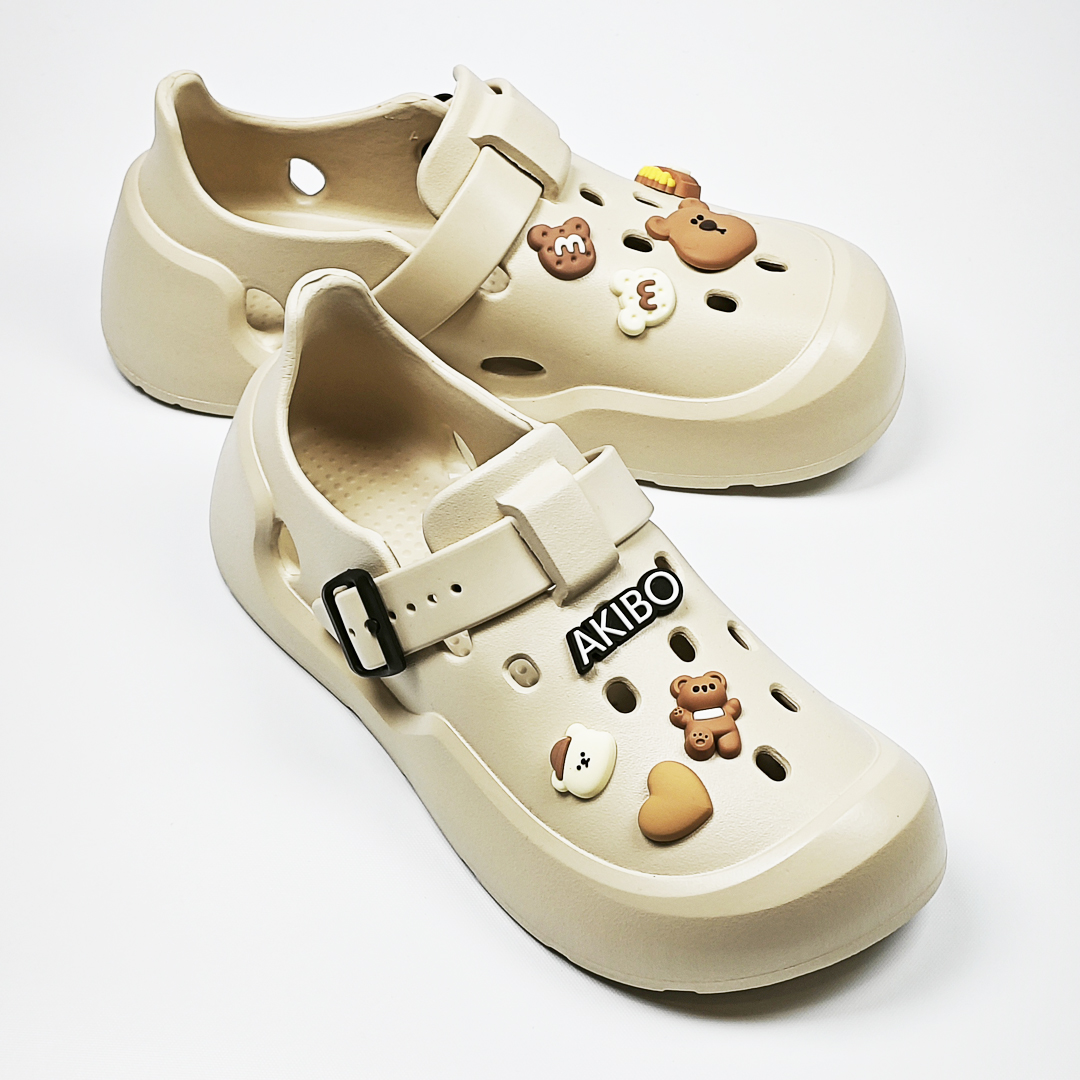 AKIBO小熊點心款洞洞鞋扣(七件組)