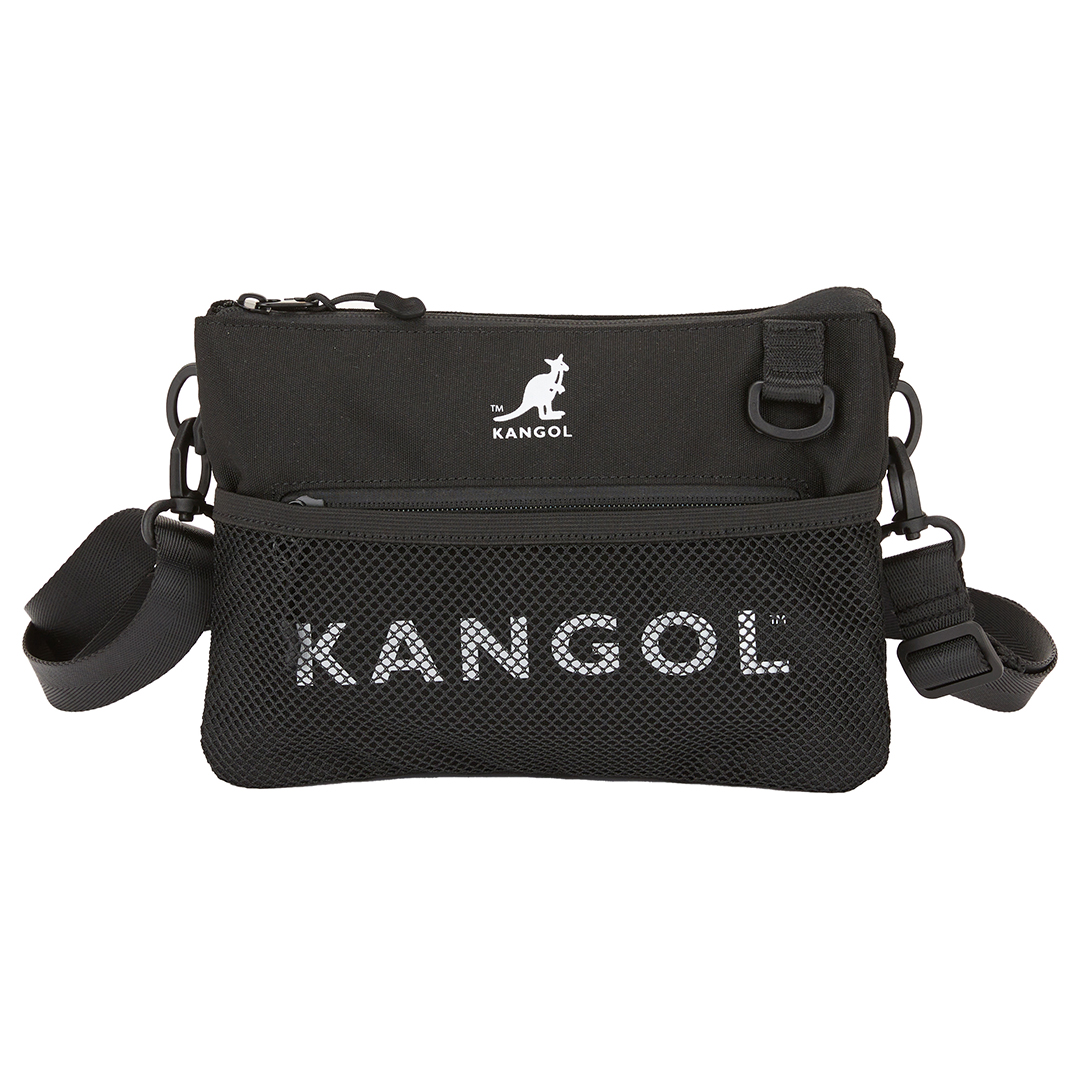 KANGOL袋鼠側背尼龍相機包