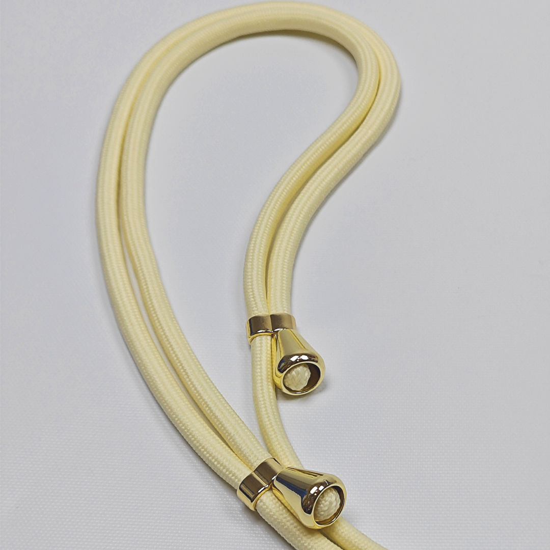 AKIBO經典6MM手機掛繩-奶油白