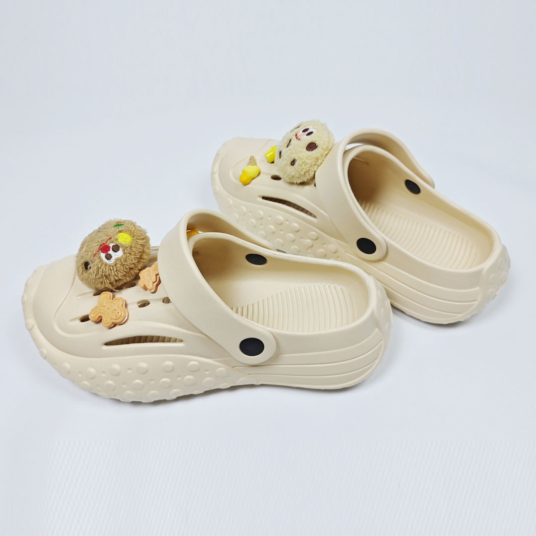 AKIBO戶外機能洞洞鞋-奶茶(中性款、雲朵感、輕量、兩穿、防水)