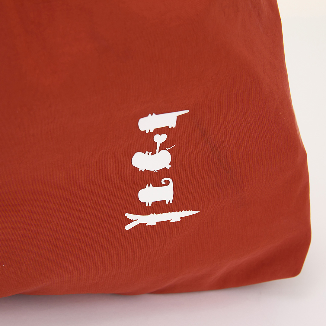 Angelia&Pets輕撥水水餃包-深橘