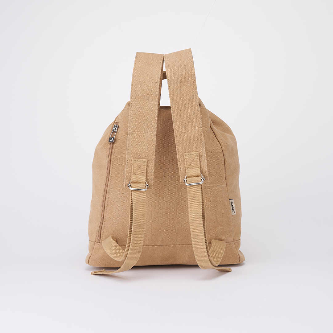 KANGOL袋鼠基本後背包-黑