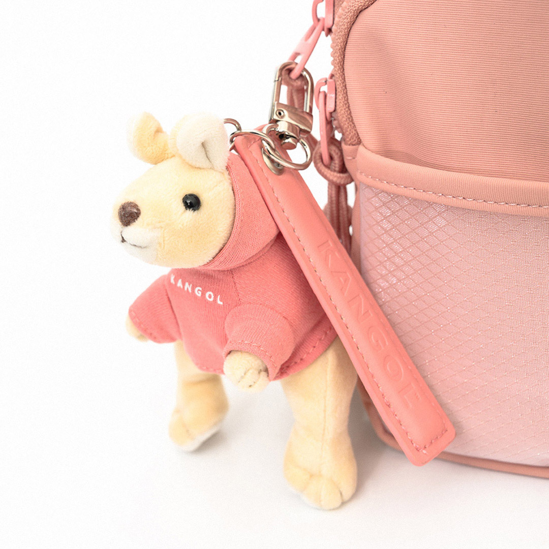 KANGOL袋鼠基本後背包-黑