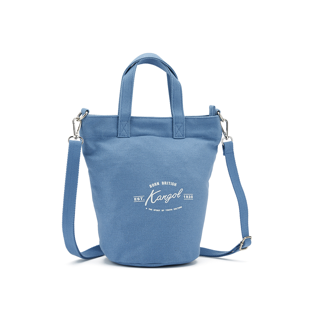 KANGOL帆布側背包-粉