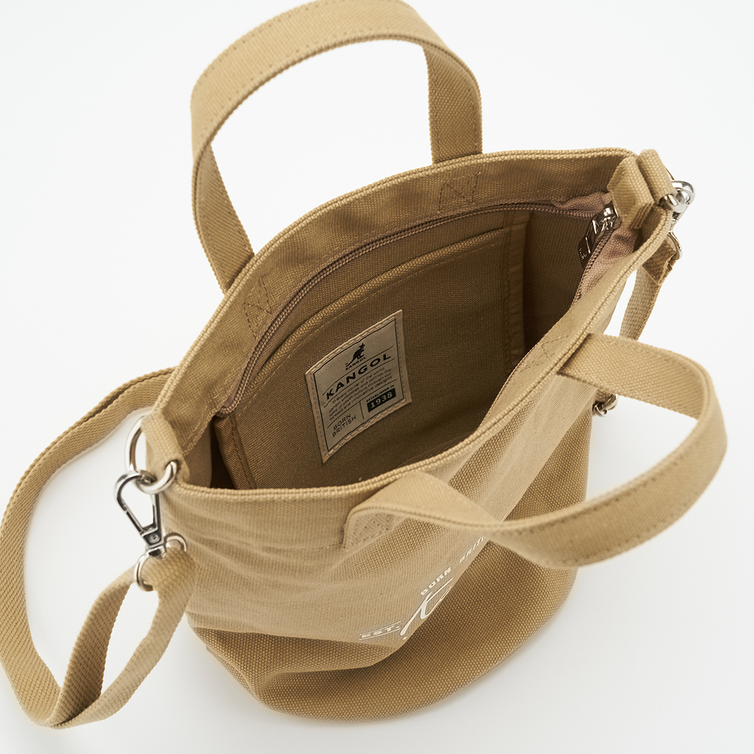 KANGOL帆布側背包-卡