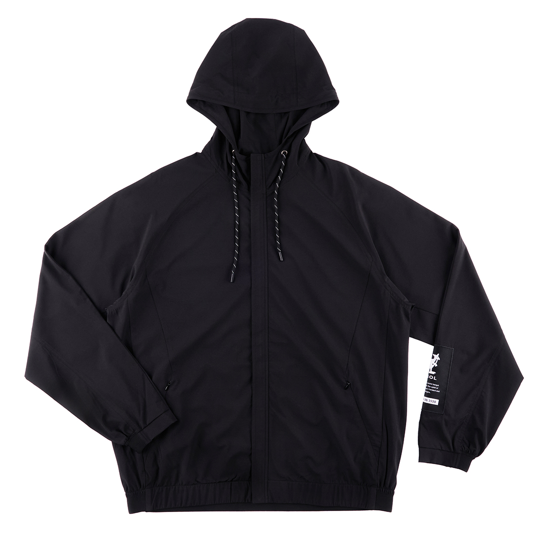 KANGOL男款透氣機能外套-黑