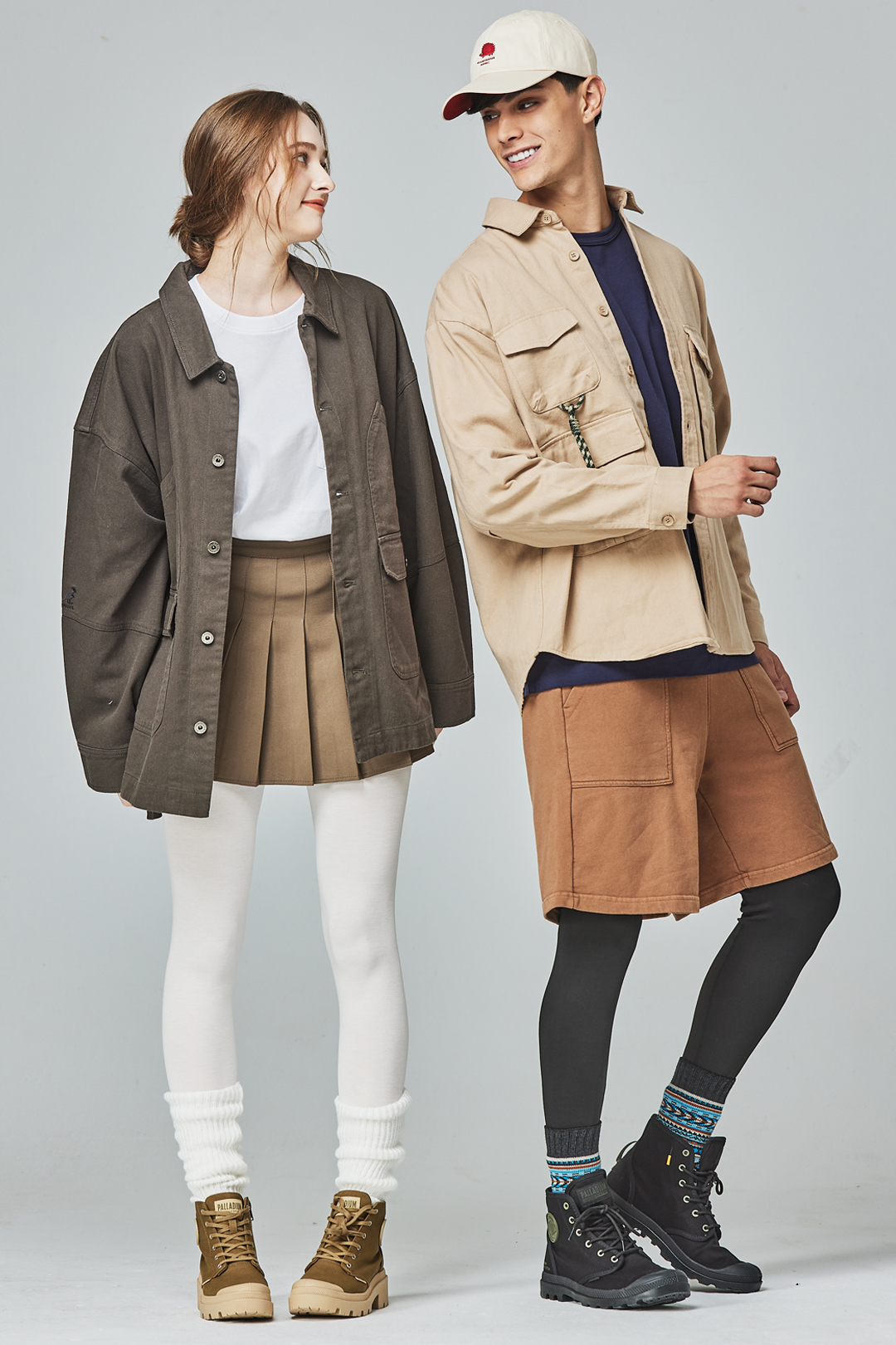 KANGOL袋鼠復古口袋襯衫外套