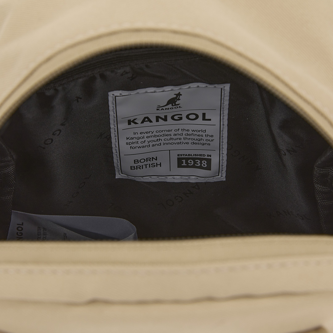 KANGOL袋鼠手提小兩用包-卡其
