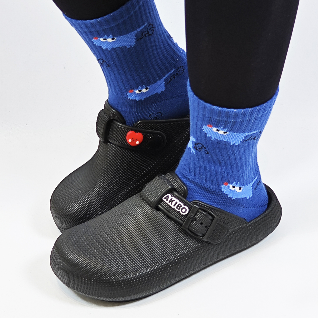 AKIBO潮流耐走勃肯鞋-經典黑(中性款、輕量、耐走、防水)