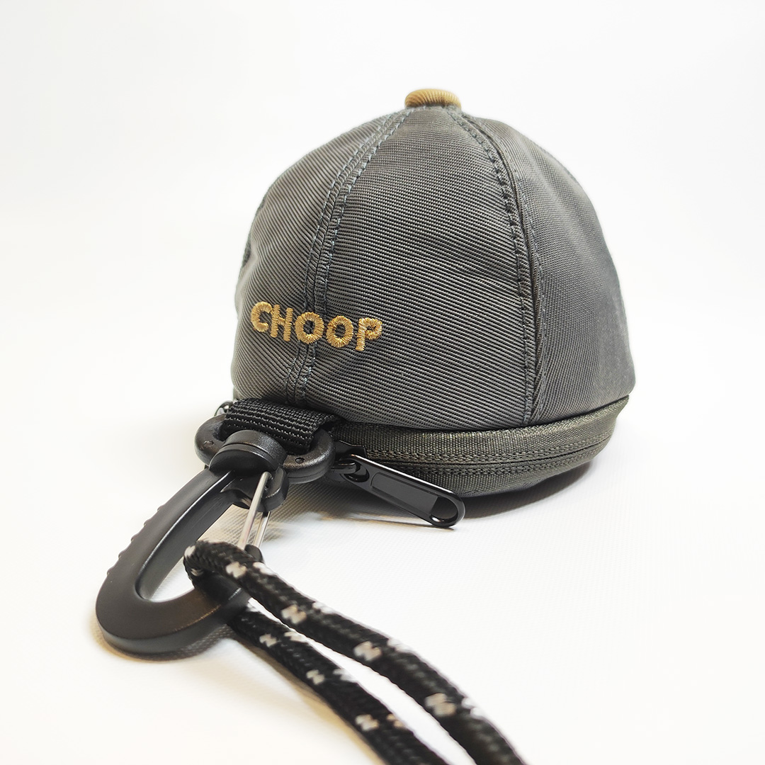 CHOOP防潑水撞色小帽包(第二彈)-鐵灰 CHOOP防潑水撞色小帽包(第二彈)-鐵灰