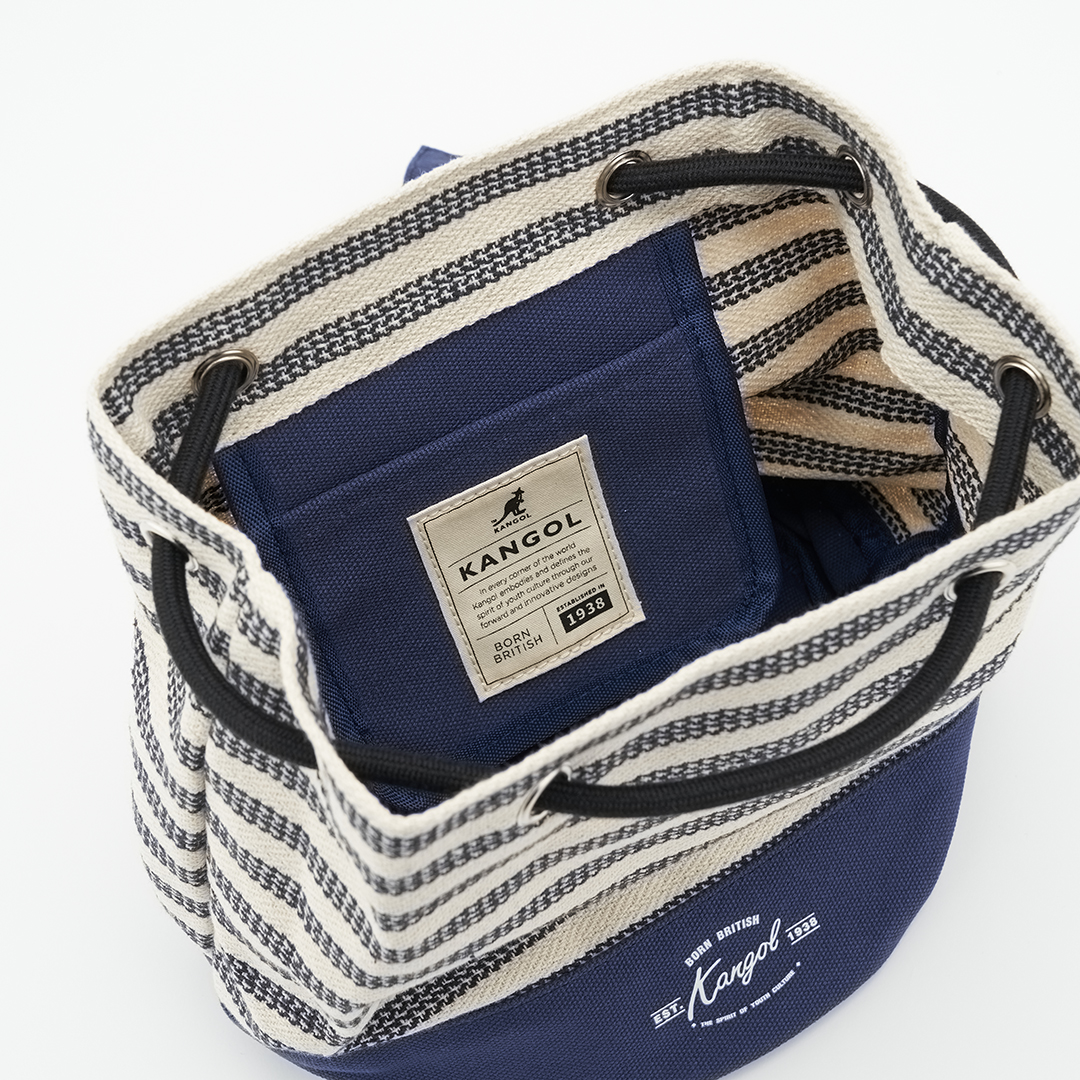 KANGOL袋鼠基本後背包-黑