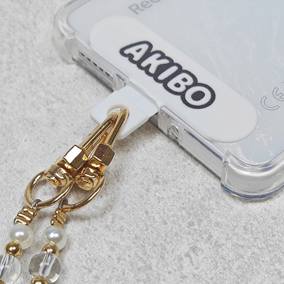 AKIBO巴洛克彩珠包包手機掛繩-森林綠