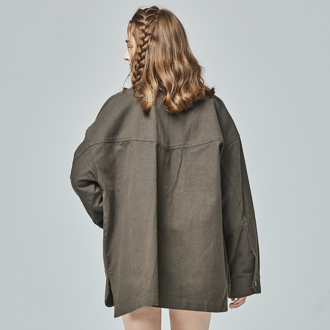 KANGOL袋鼠復古口袋襯衫外套