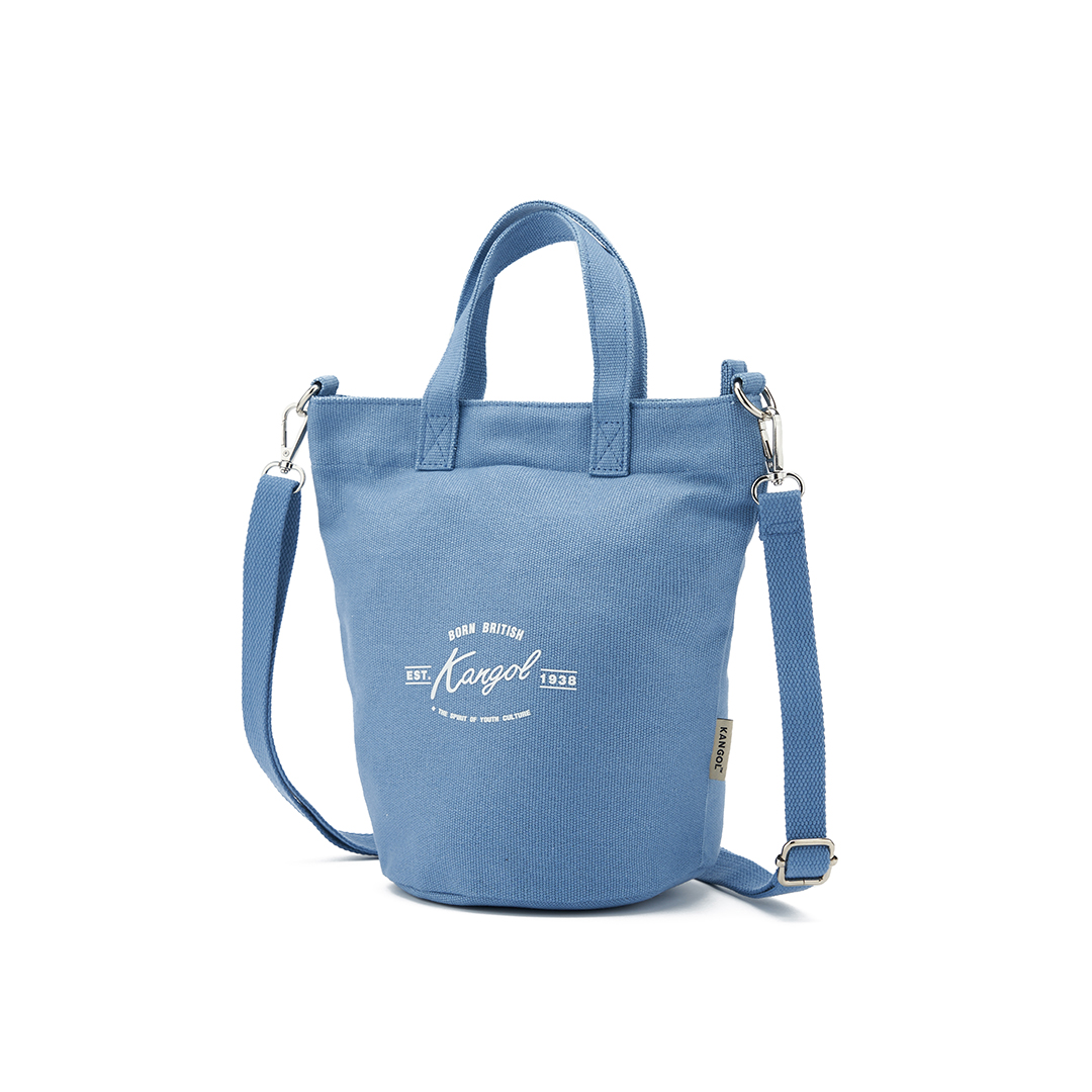 KANGOL帆布側背包-粉