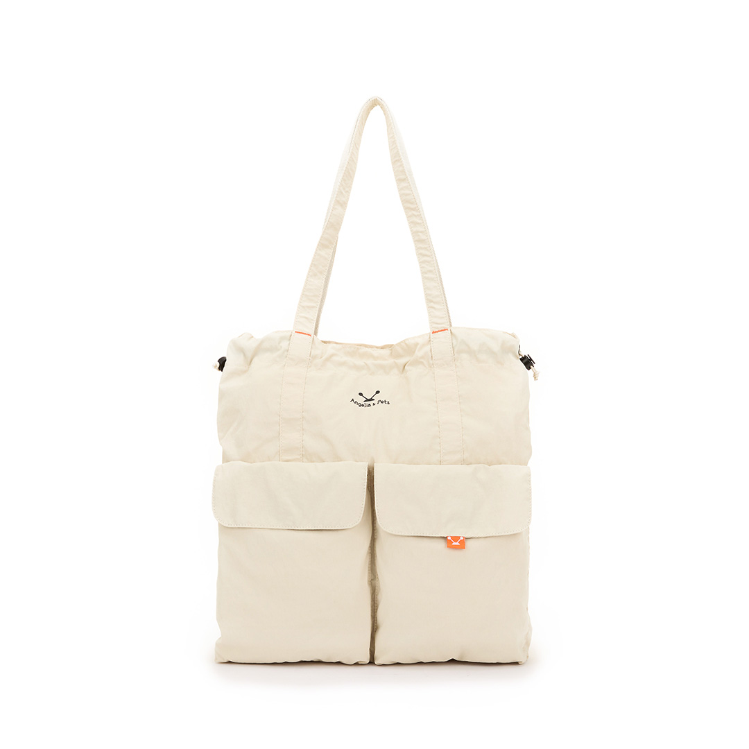 Angelia&Pets輕撥水側肩包-淺卡其