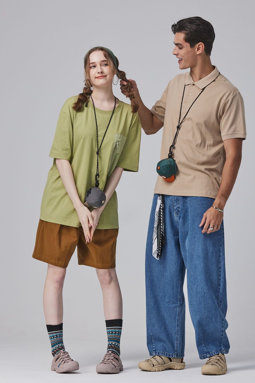 CHOOP防潑水撞色小帽包(第二彈)-軍綠 CHOOP防潑水撞色小帽包(第二彈)-軍綠