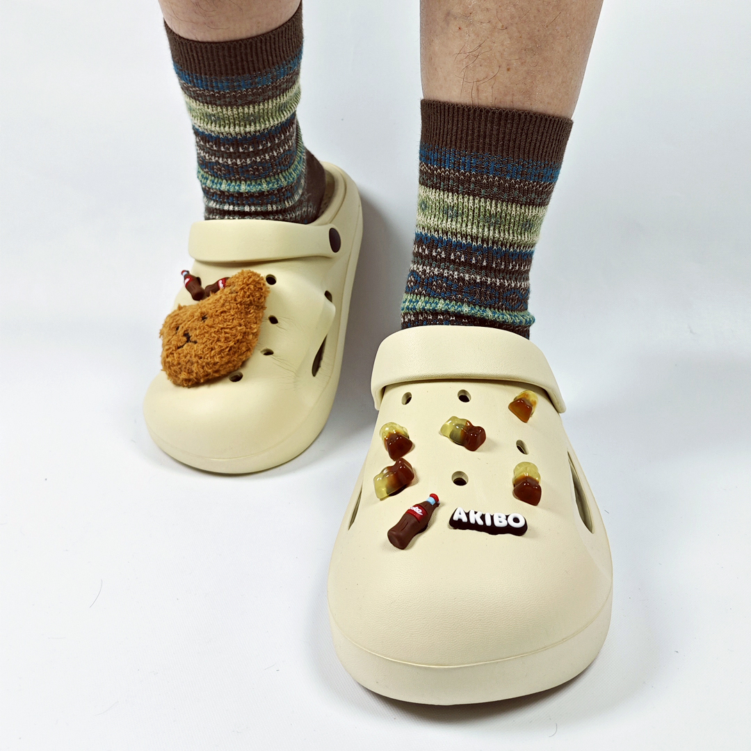 AKIBO可樂軟糖款洞洞鞋扣 (九件組)