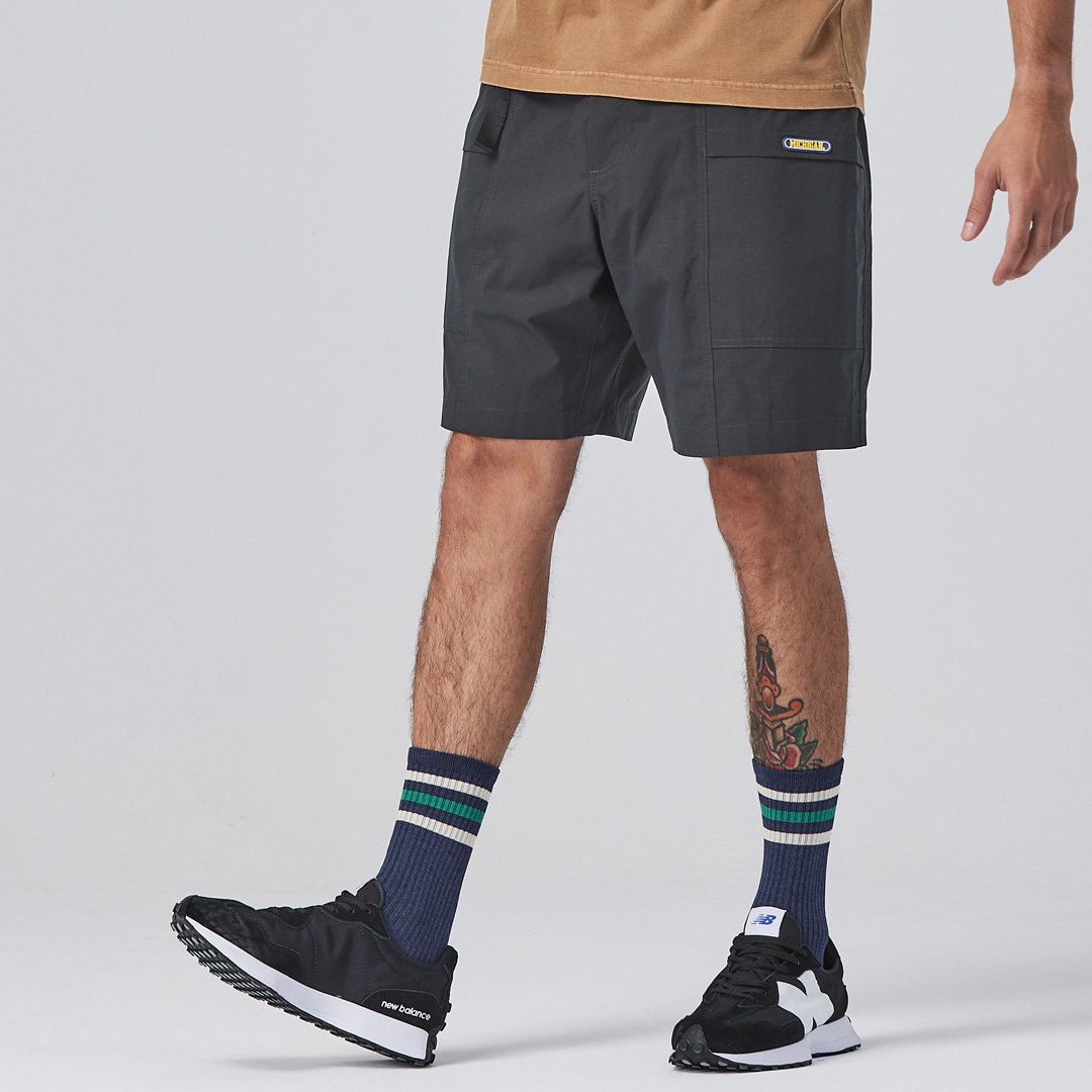 NCAA-密西根大學Michigan工裝短褲-灰綠