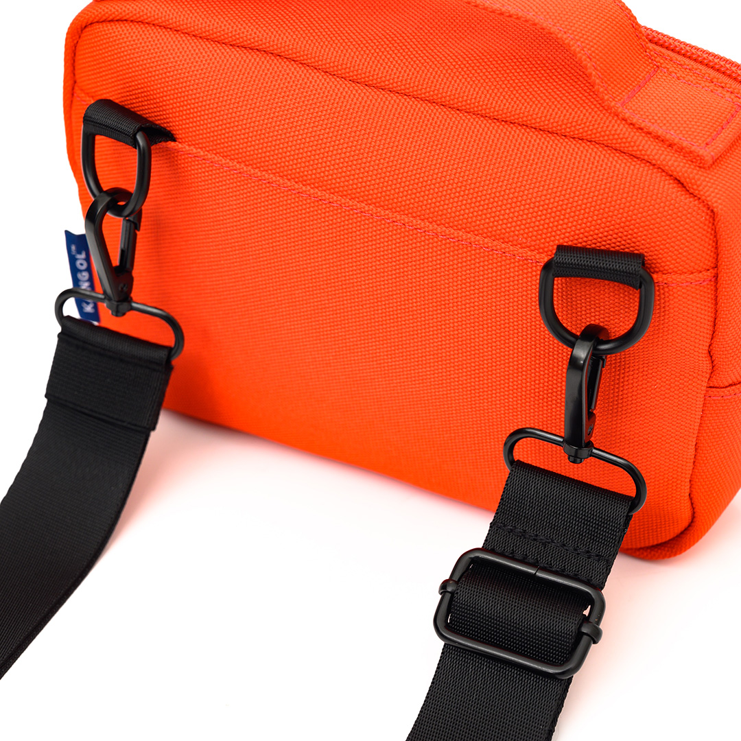 KANGOL袋鼠基本後背包-黑