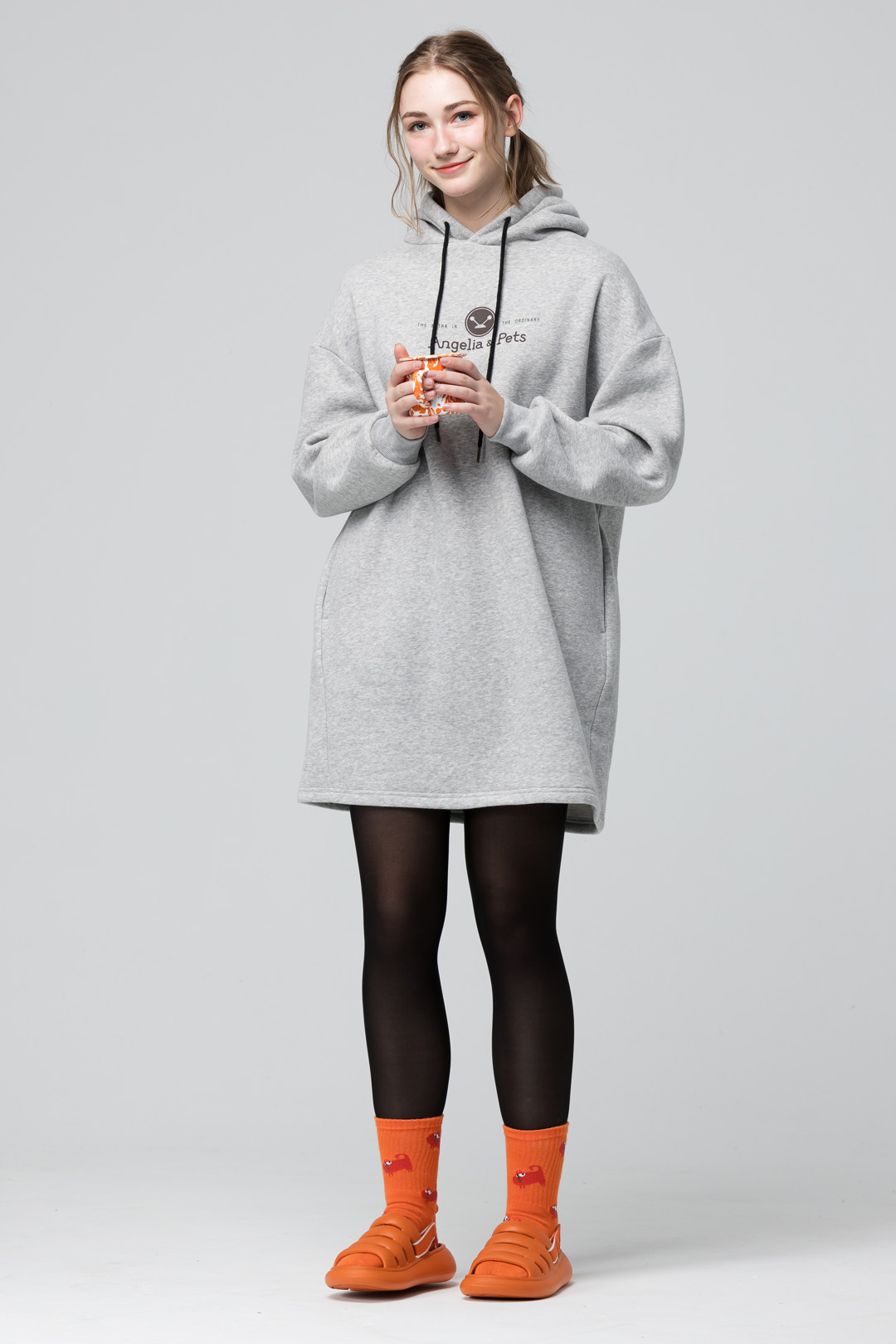 Angelia&Pets兩穿拖鞋-橘