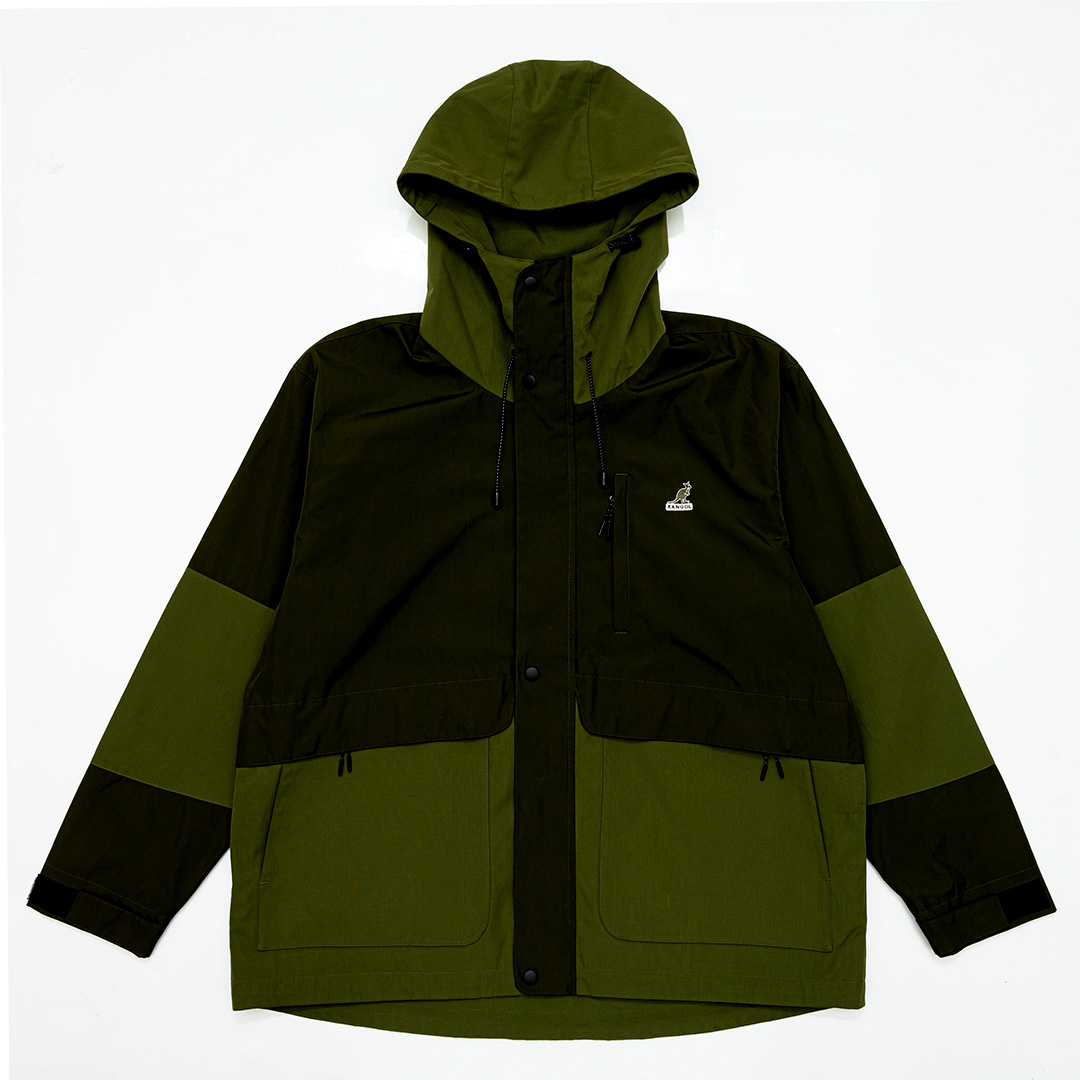 KANGOL袋鼠中性防潑水風衣外套