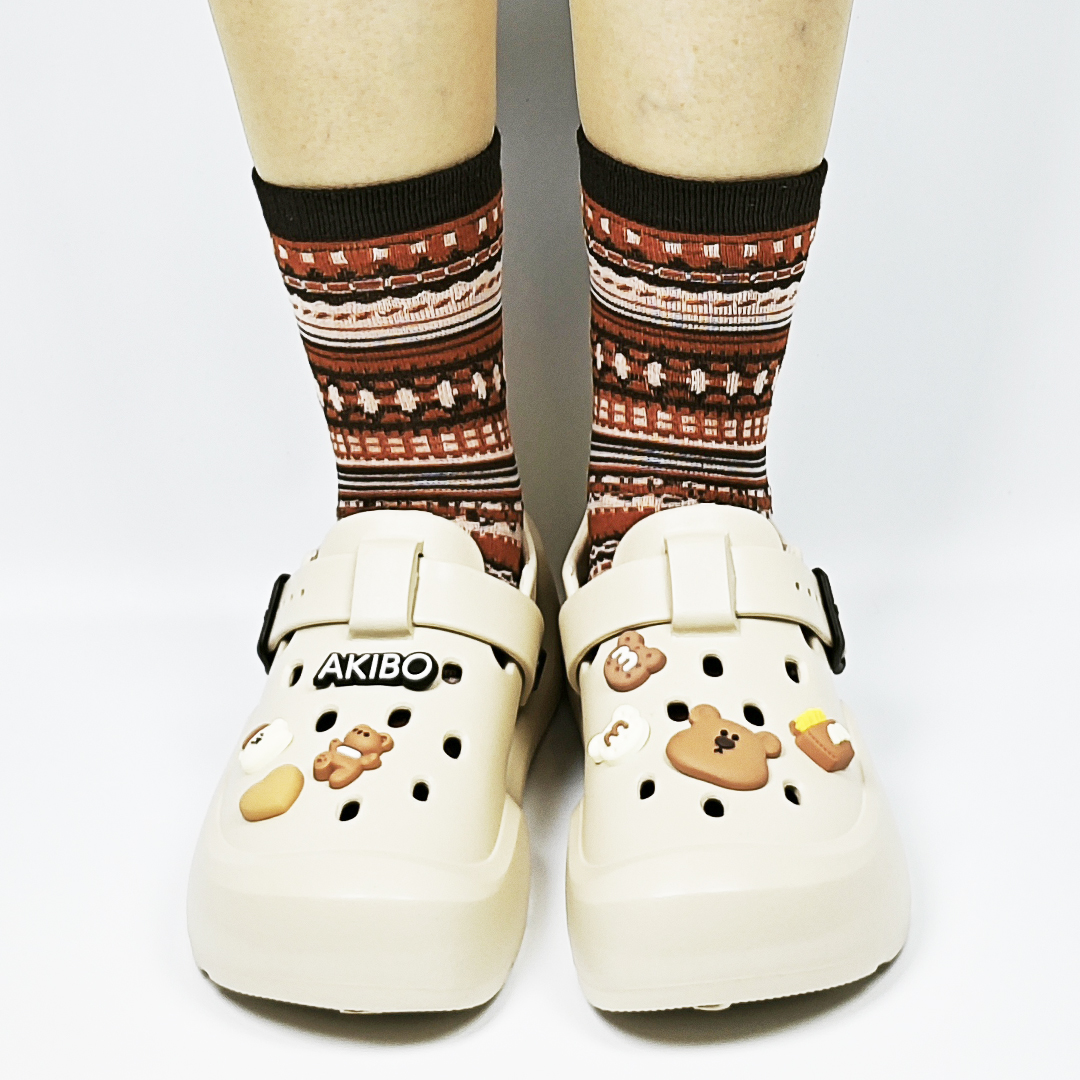 AKIBO全方位機能洞洞鞋-奶油白(中性款、雲朵感、輕量、防水)