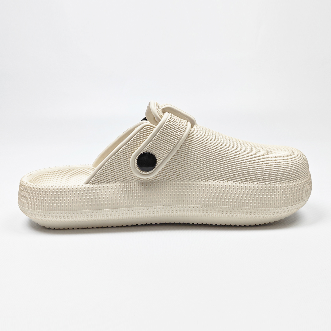 AKIBO潮流耐走勃肯鞋-牛奶白(中性款、輕量、耐走、防水)