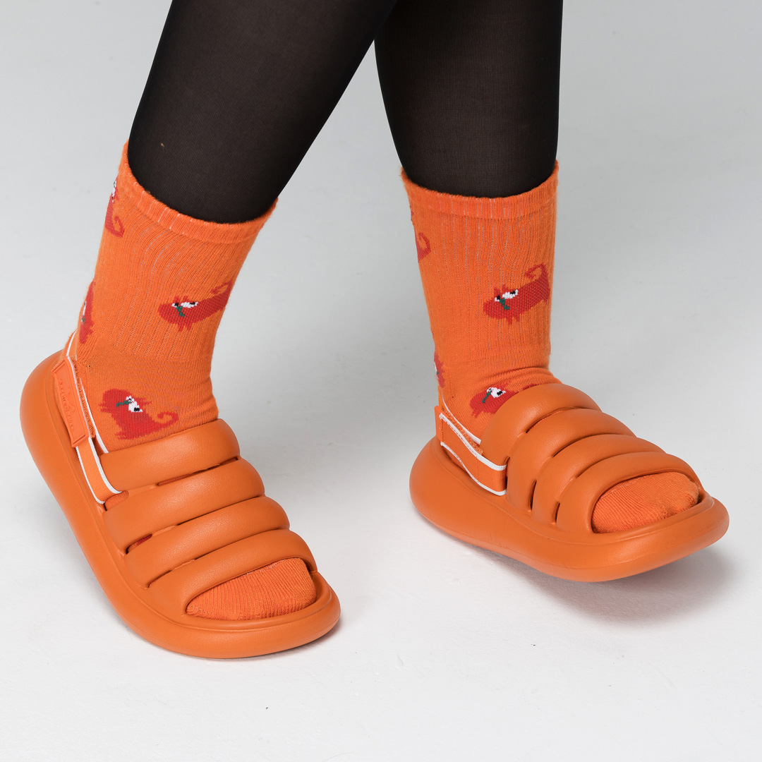 Angelia&Pets兩穿拖鞋-橘