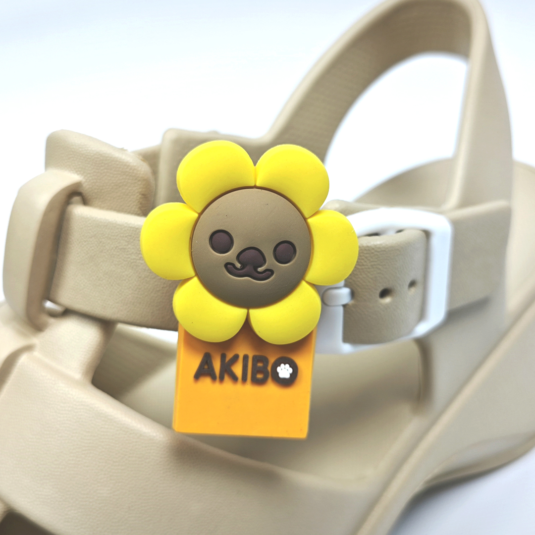 AKIBO輕量羅馬鞋-卡其(女款、雲朵感、輕量、兩穿、防水)