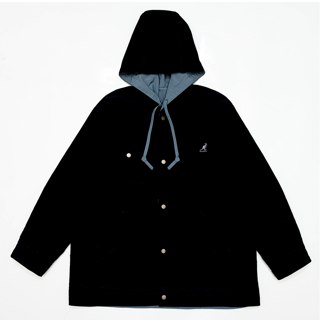 KANGOL袋鼠中性雙面燈芯絨外套