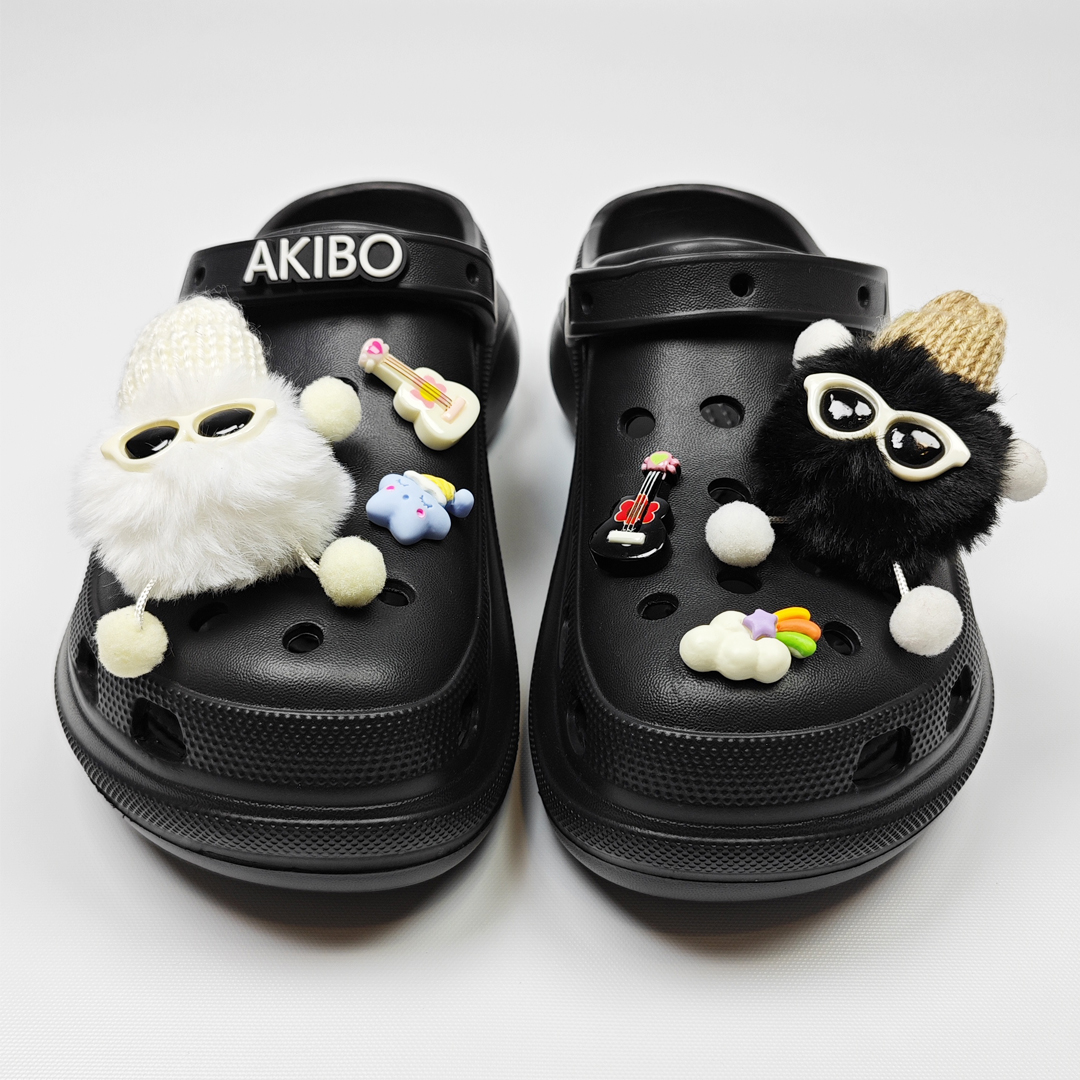 AKIBO音樂狂歡款洞洞鞋扣 (七件組)