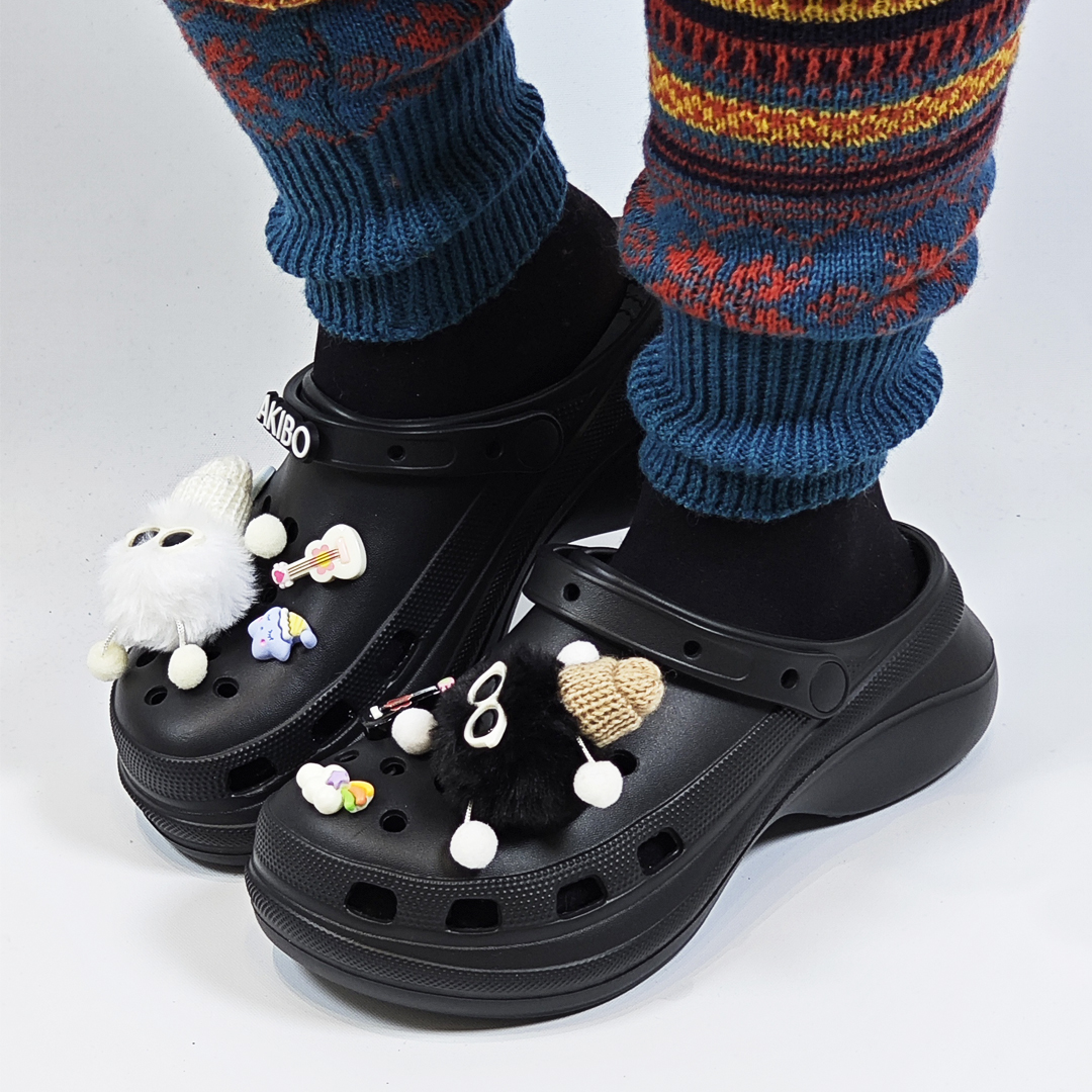 AKIBO音樂狂歡款洞洞鞋扣 (七件組)