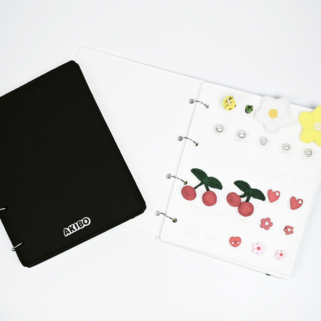 AKIBO洞洞鞋扣收納本