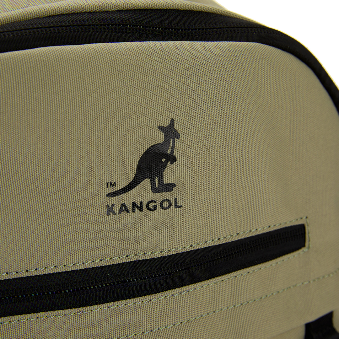 KANGOL袋鼠基本後背包-黑