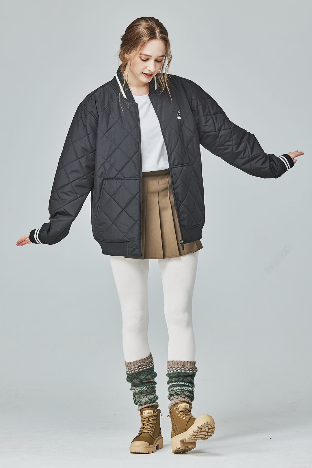 KANGOL袋鼠保暖鋪棉外套